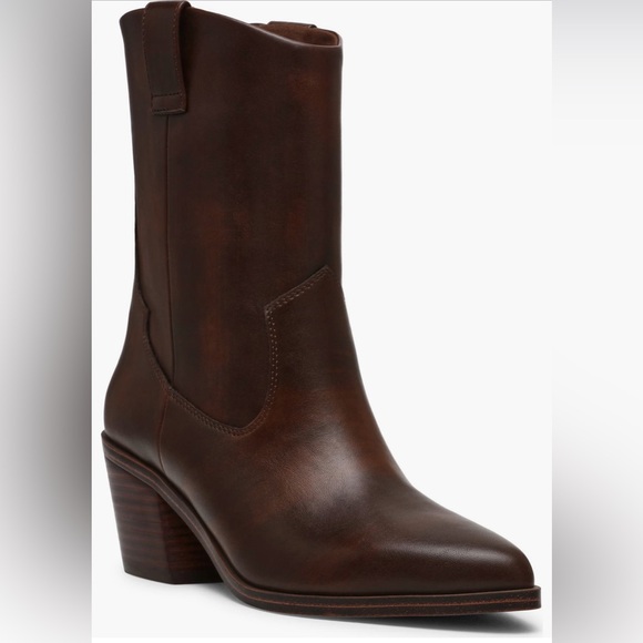 DV by Dolce Vita Imana Pointed Toe Boot in Dark Brown Sz 7 - Picture 1 of 9